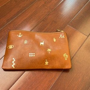Madewell leather pouch/ wallet